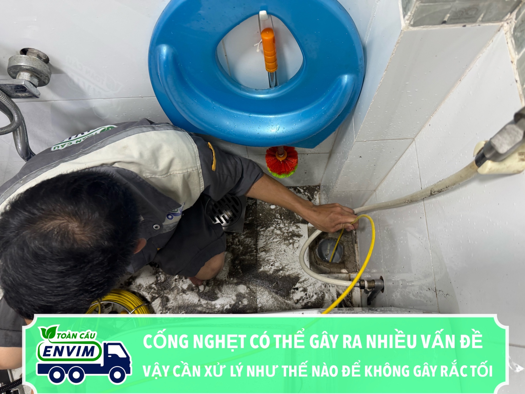 Nguyên nhân tiềm ẩn khiến đường cống dễ bị tắc