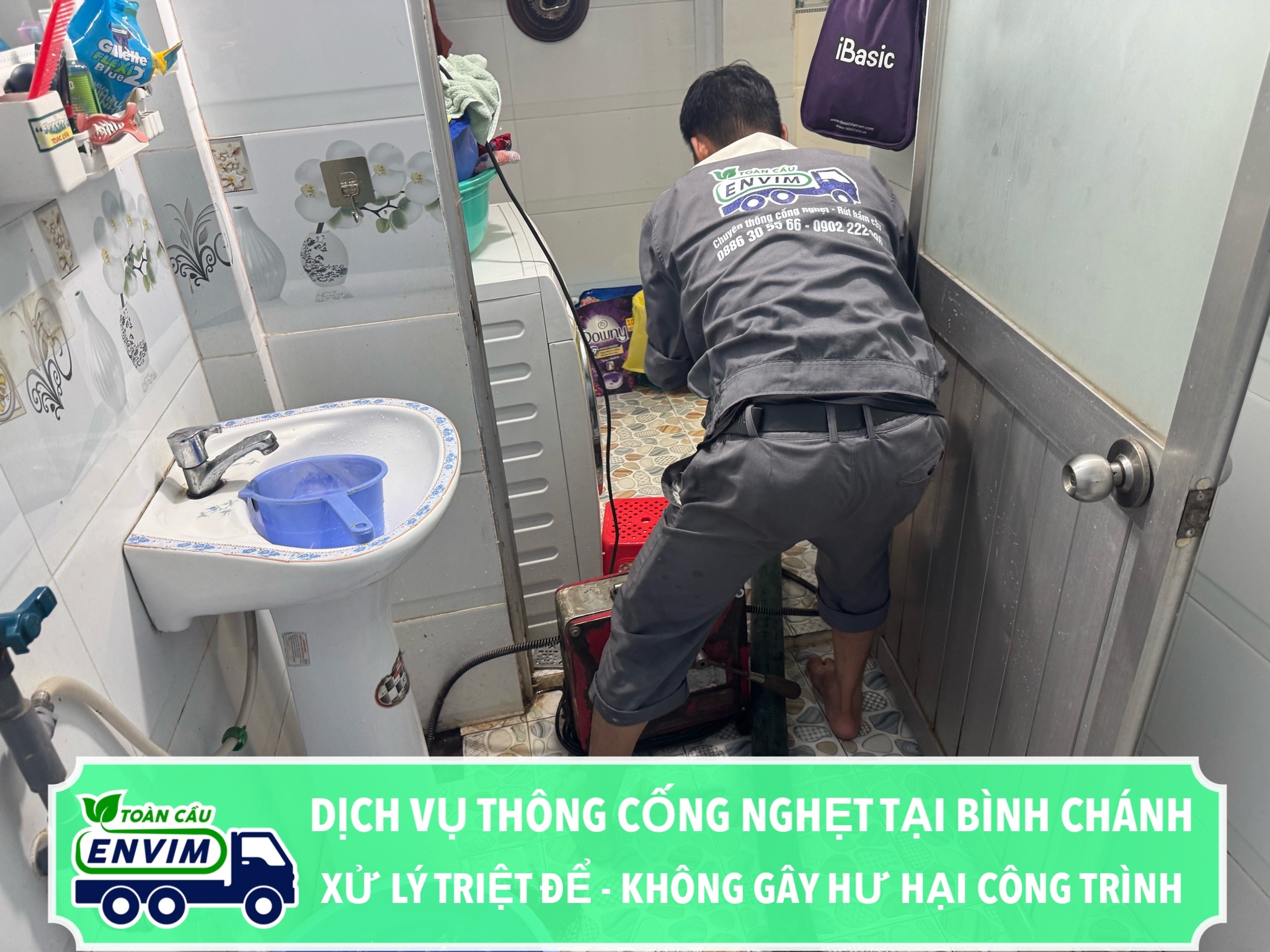 Dịch vụ thông cống nghẹt tại huyện Bình Chánh đang trở thành nhu cầu bức thiết