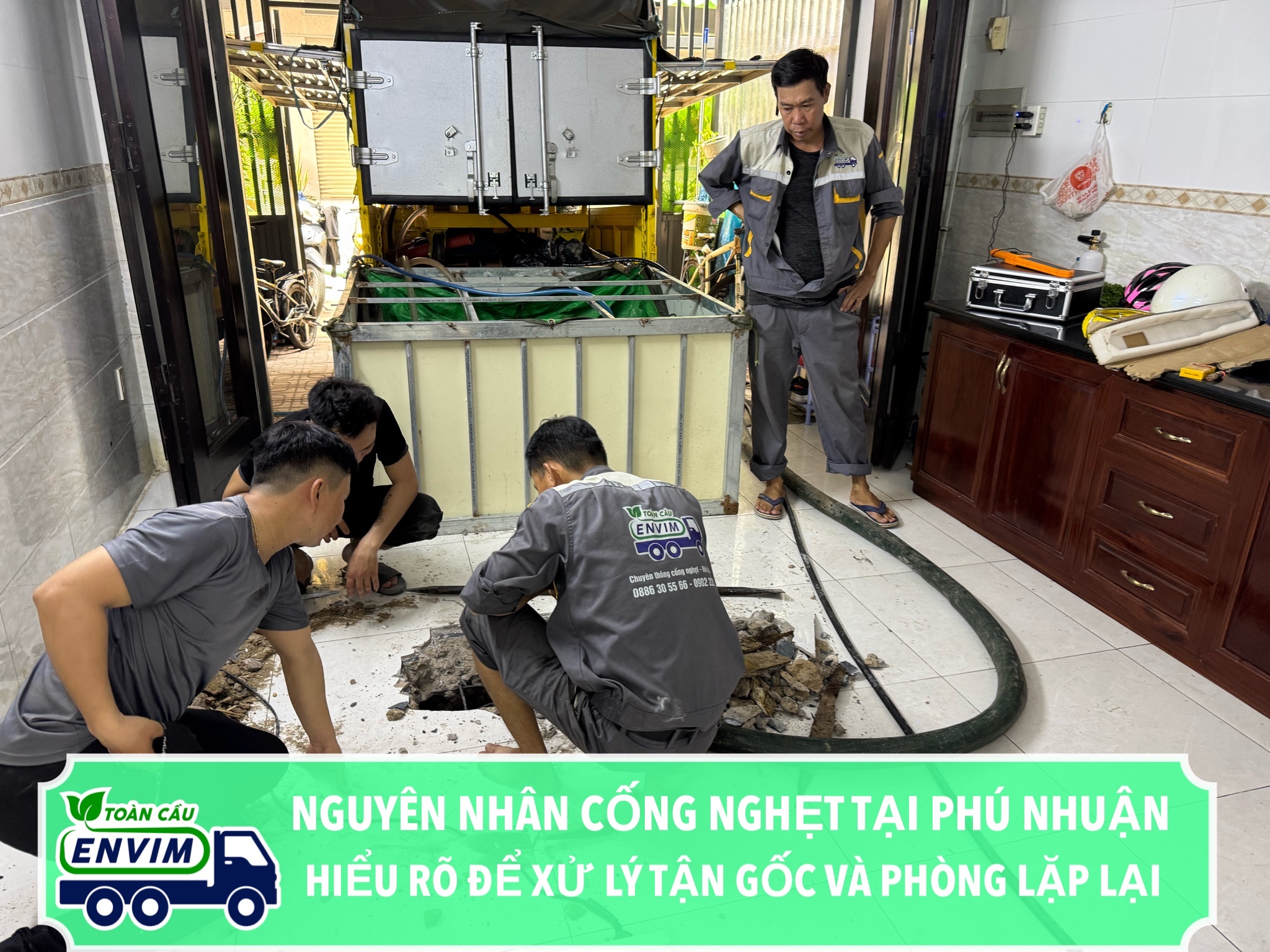 ENVIM cảnh báo các nguyên nhân gây cống nghẹt