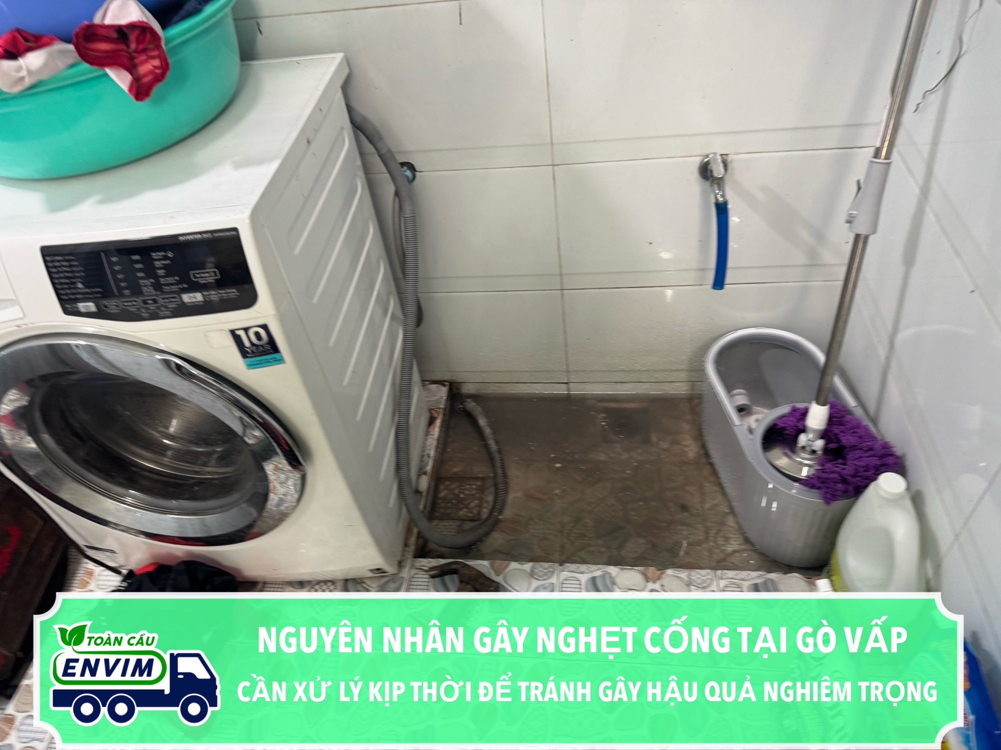 Nguyên Nhân Gây Nghẹt Cống Tại Gò Vấp