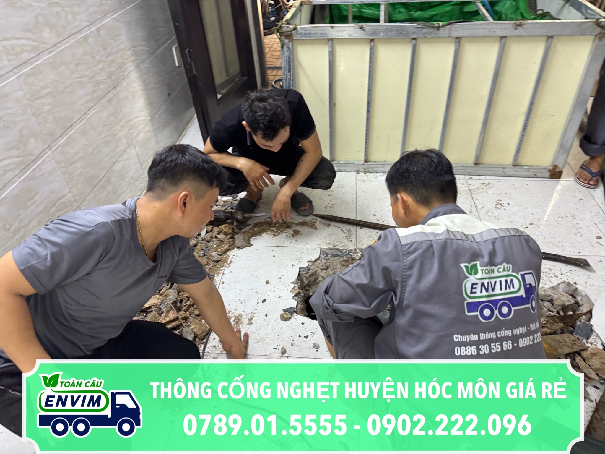 Thông Cống Nghẹt Huyện Hóc Môn Giá Rẻ