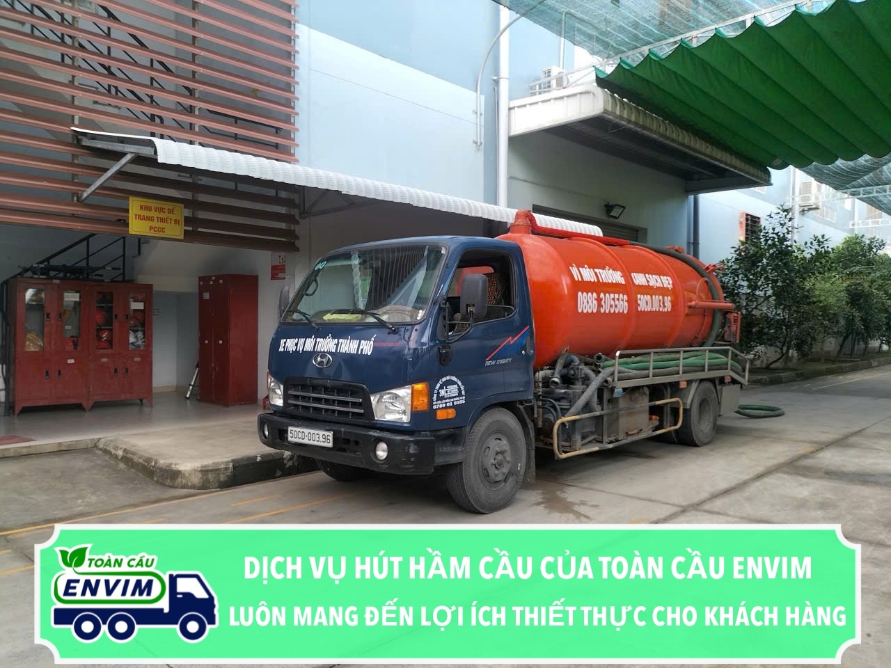Dịch Vụ Hút Hầm Cầu Của Toàn Cầu ENVIM - Luôn Mang Đến Lợi Ích Thiết Thực Cho Khách Hàng