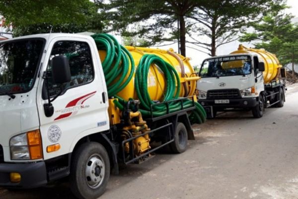 Dịch vụ hút hầm cầu tại Tiền Giang của Toàn Cầu EnVim
