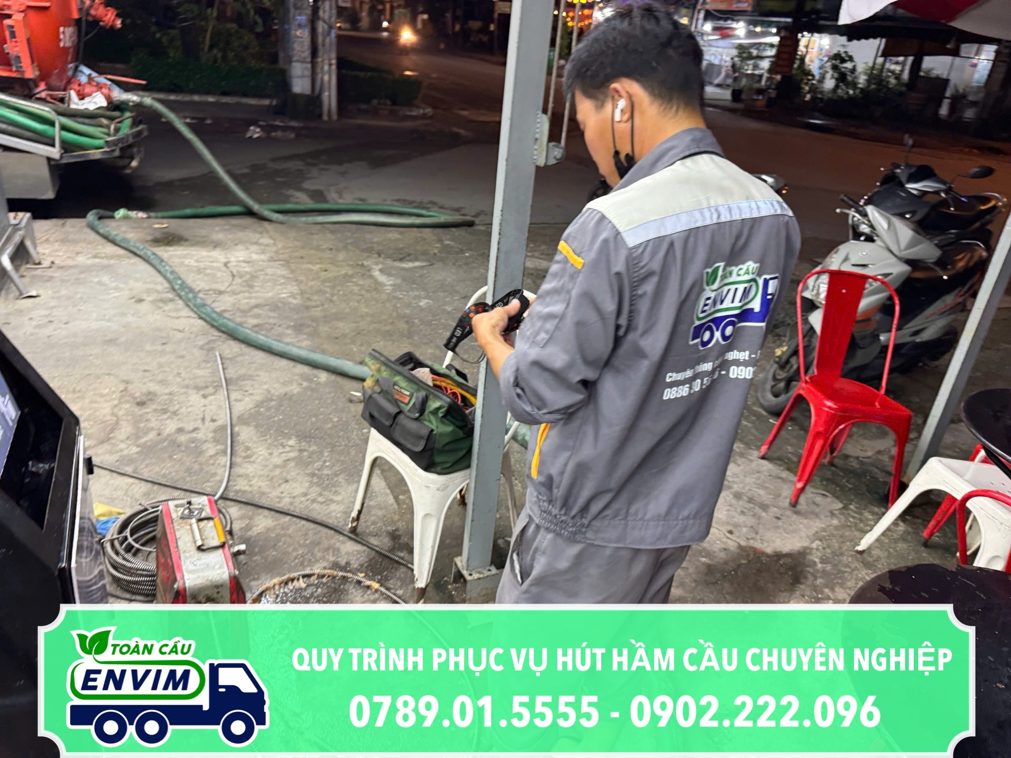 Quy Trình Phục Vụ Hút Hầm Cầu Chuyên Nghiệp