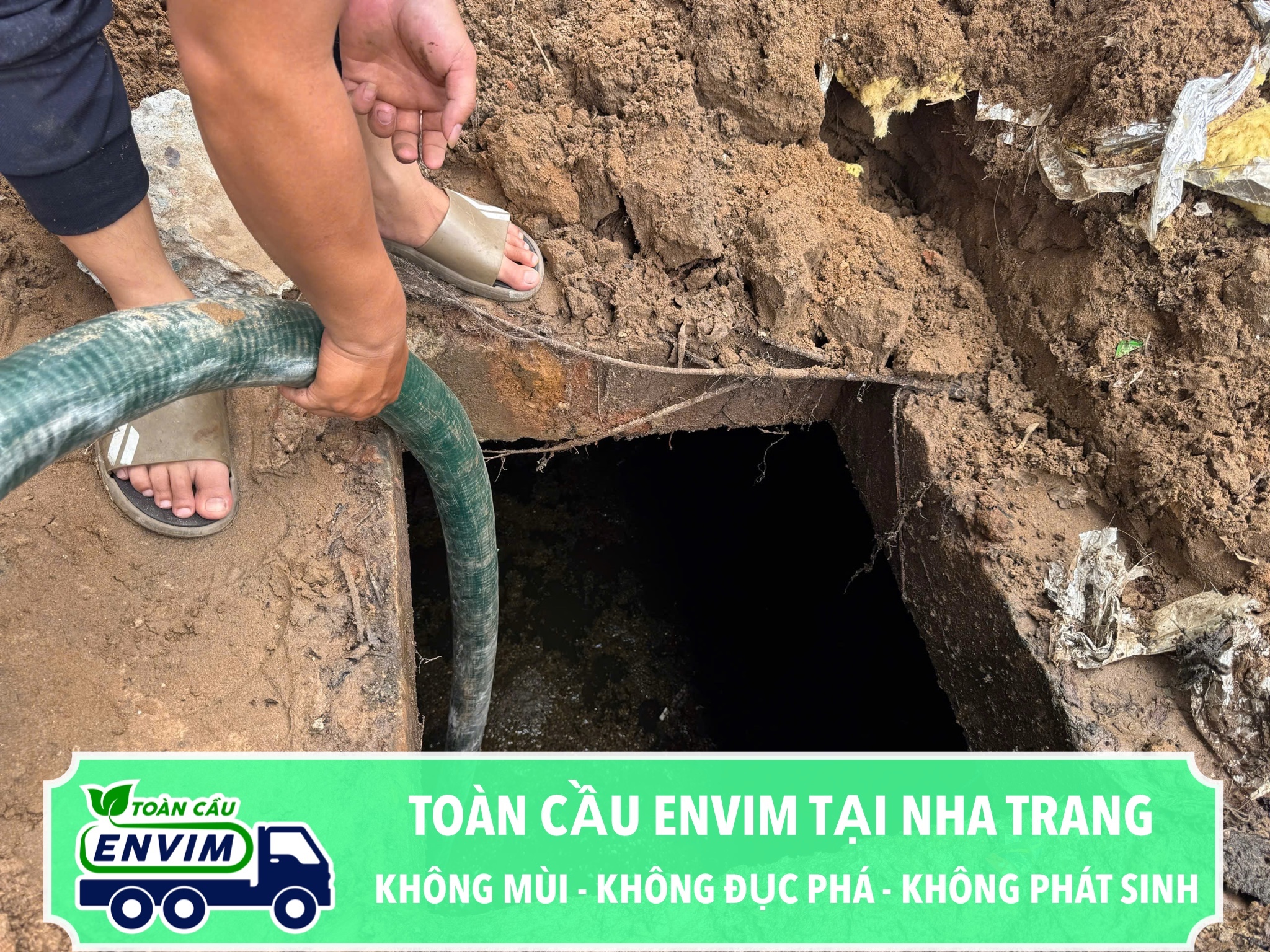 Toàn Cầu ENVIM Tại Nha Trang - Không Mùi - Không Đục Phá - Không Phát Sinh