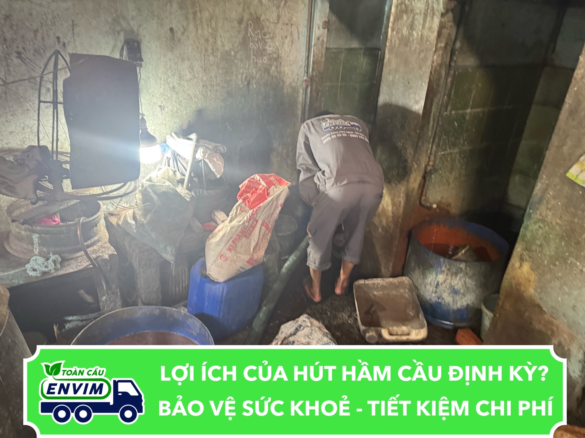 Lợi ích khi hút hầm cầu định kỳ