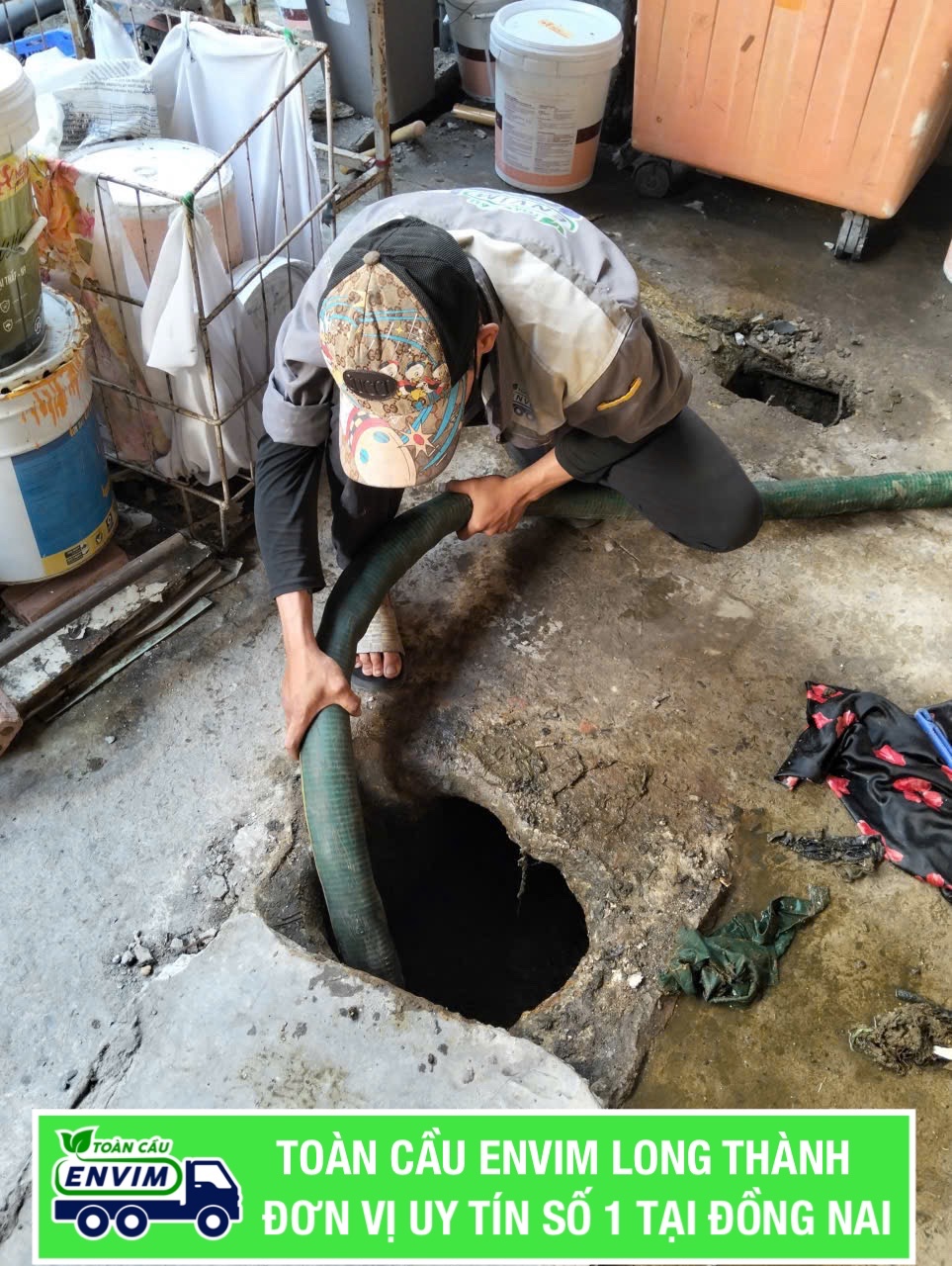 Toàn Cầu Envim – Đơn vị hút hầm cầu Long Thành uy tín số 1 Đồng Nai