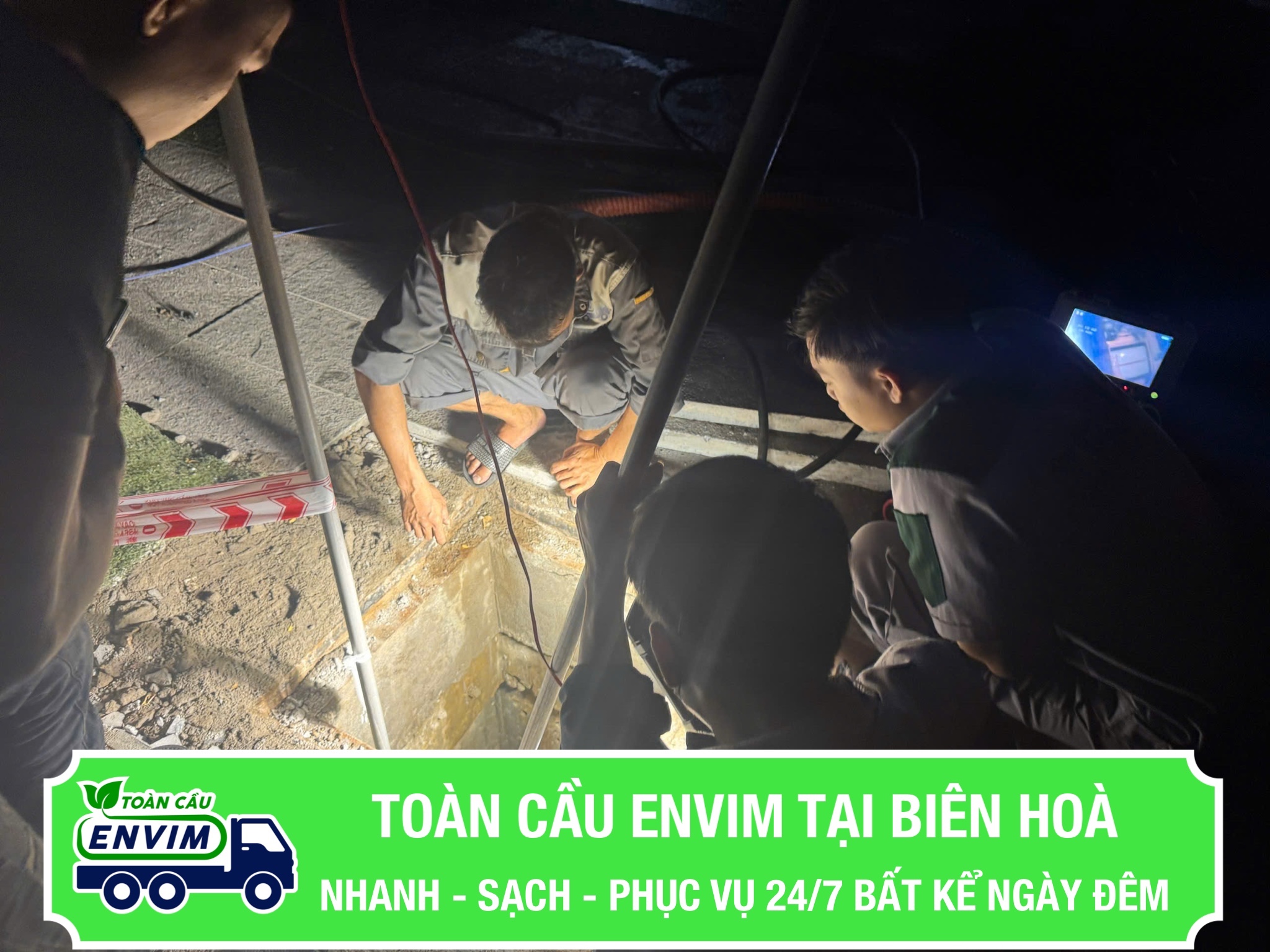 Toàn Cầu ENVIM tại Biên Hoàa Nhanh - Sạch - Phục Vụ 24/7 Bất Kể Ngày Đêm