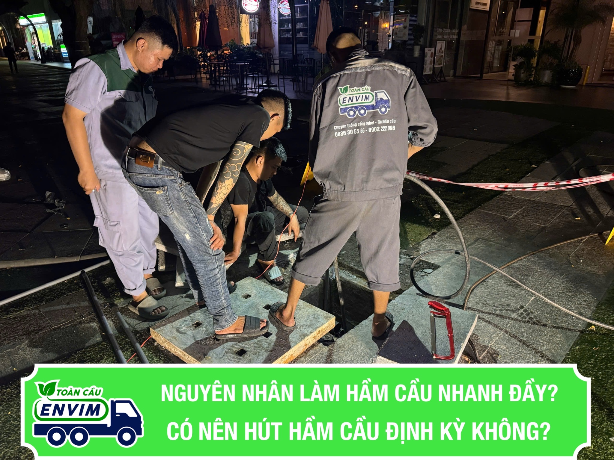 Vì sao hầm cầu tại Quận Ninh Kiều nhanh đầy và thường xuyên nghẹt?
