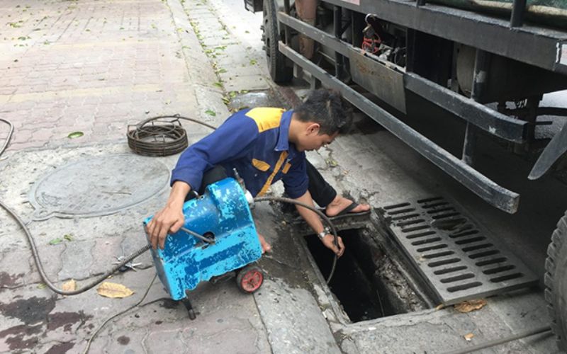 Thông cống nghẹt Tân An