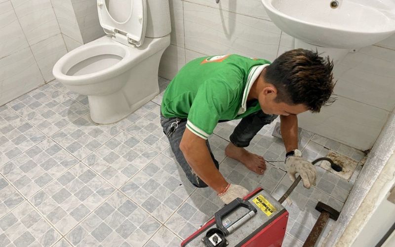 thông cống nghẹt châu thành