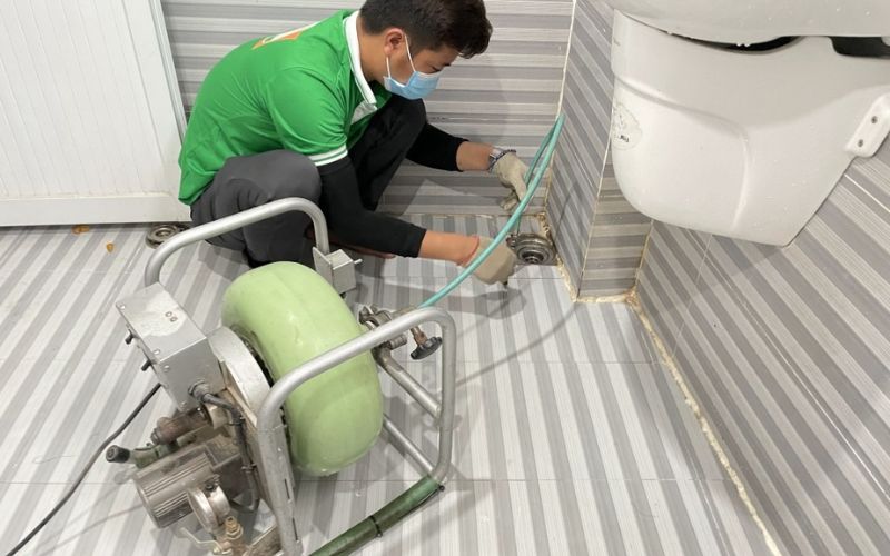 thông tắc cống tại Ba Đình