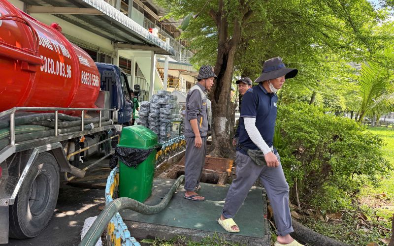 hút bể phốt tại Hai Bà Trưng