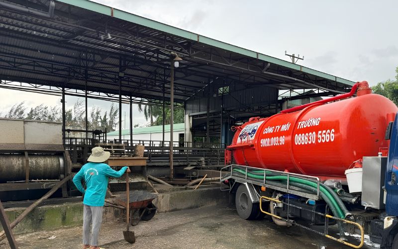 Hút hầm cầu tại Long Xuyên