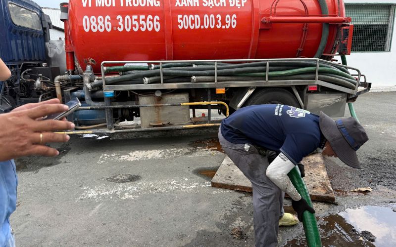 hút hầm cầu Phường Long Phước