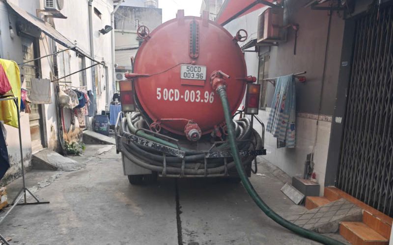 Hút hầm cầu Phường Bình Thới