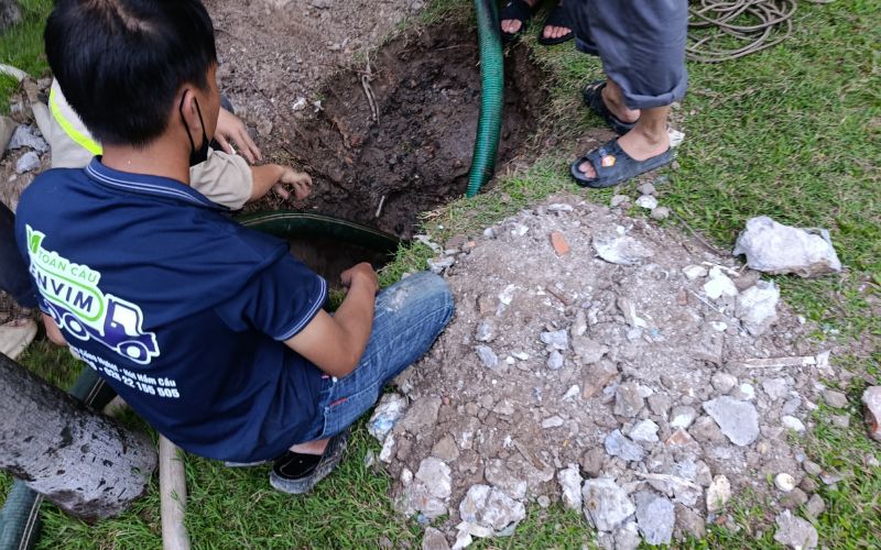 hút hầm cầu xã Bình Khánh
