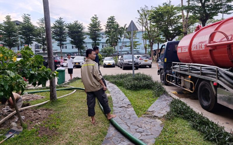 Hút hầm cầu xã Tân An Hội