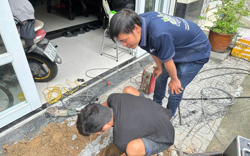 thông cống nghẹt xã Tân An Hội