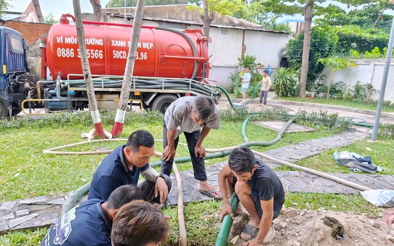 thông cống nghẹt xã Tân Nhựt