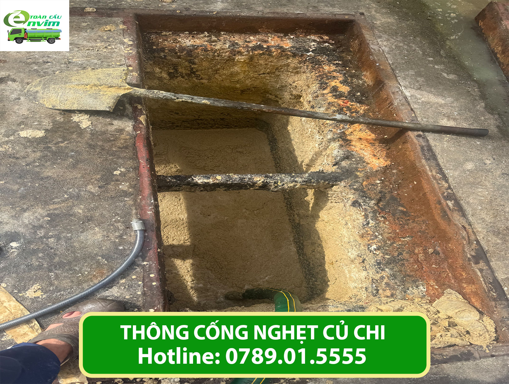 Dịch vụ thông cống nghẹt tại Củ Chi