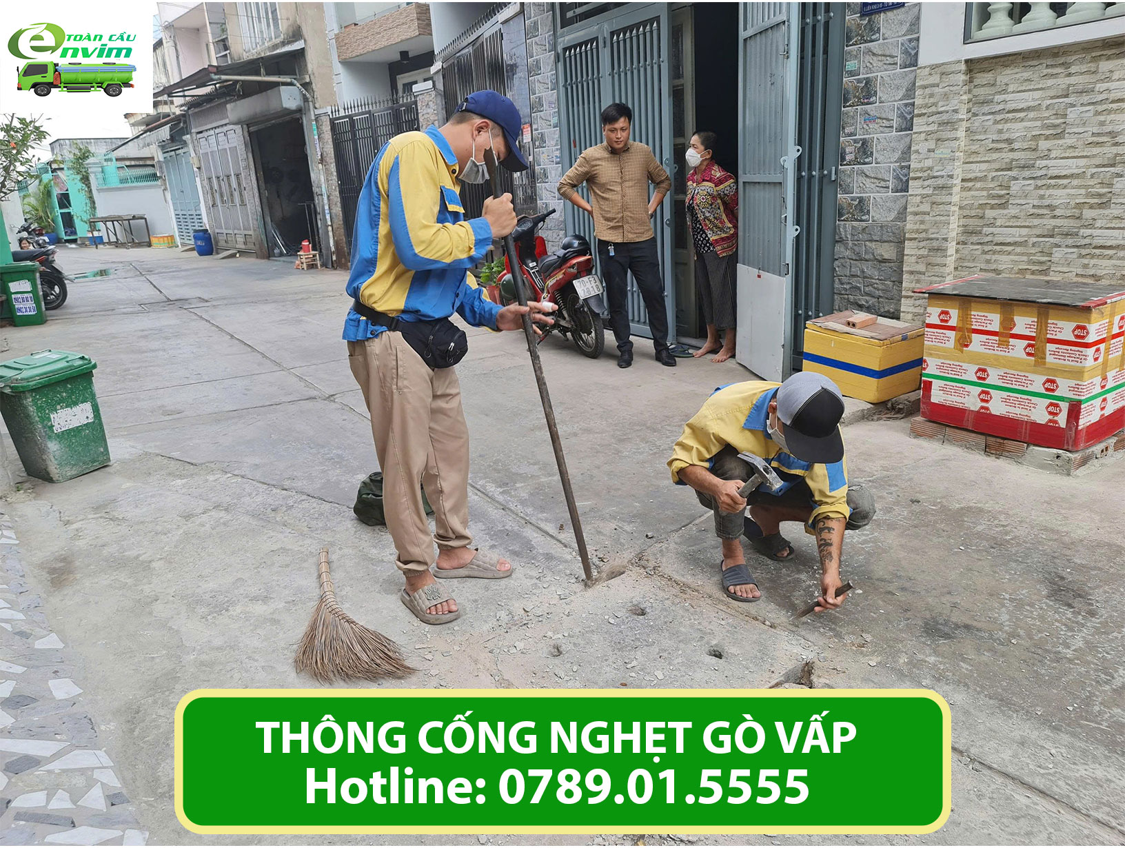 Thông cống nghẹt tại Gò Vấp