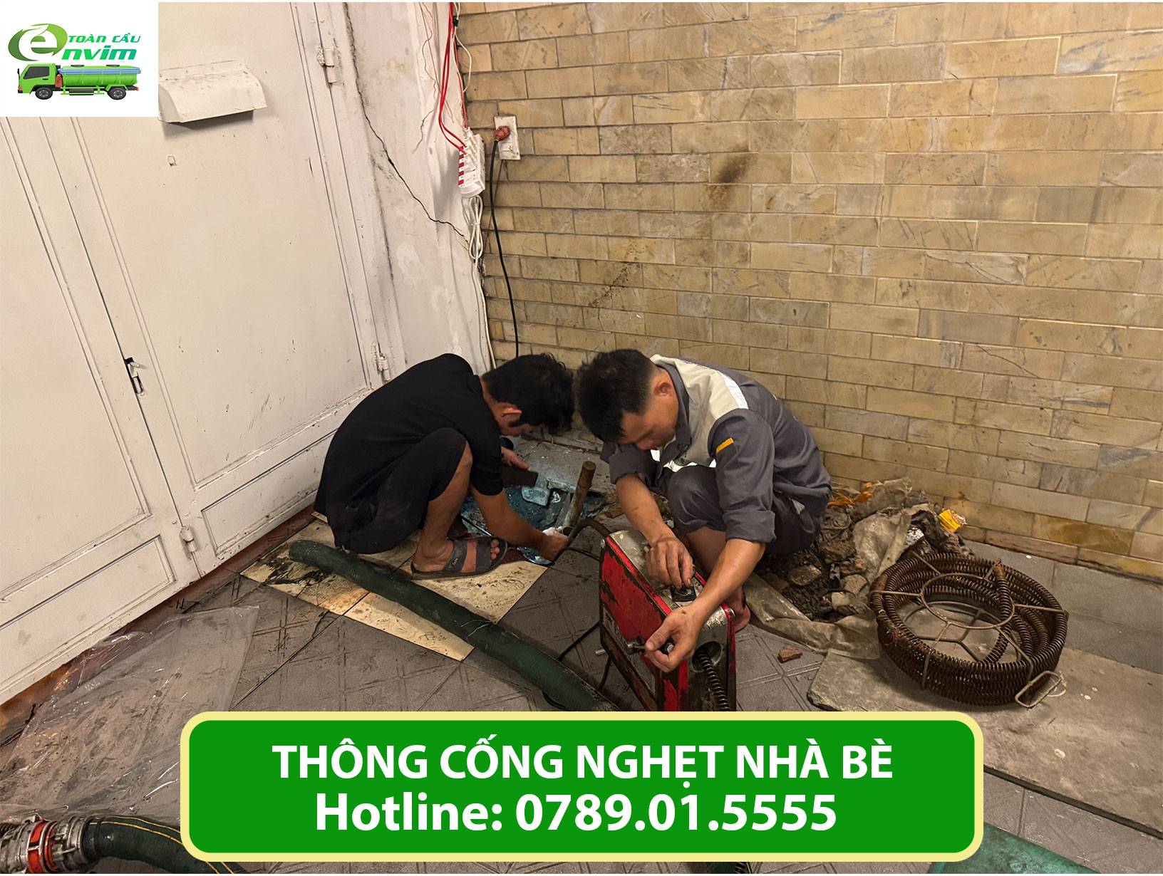 Dịch vụ thông cống nghẹt Nhà Bè