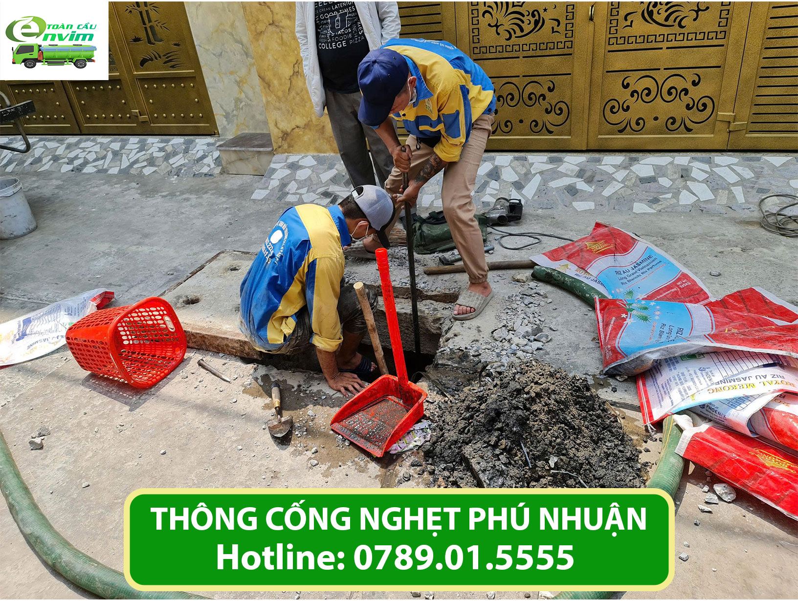 Dịch vụ thông cống nghẹt quận Phú NHuận