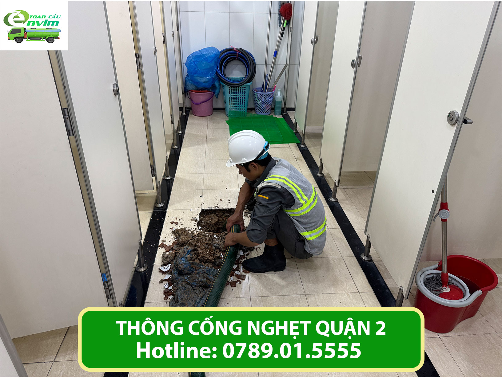 Dịch vụ Thông cống nghẹt quận 2