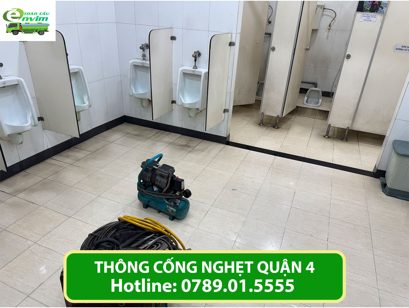 dịch vụ Thông cống nghẹt quận 4