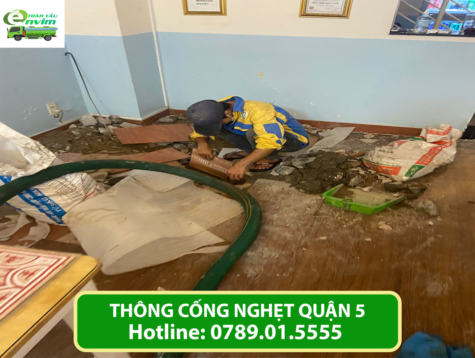 Dịch vụ thông cống nghẹt quận 5