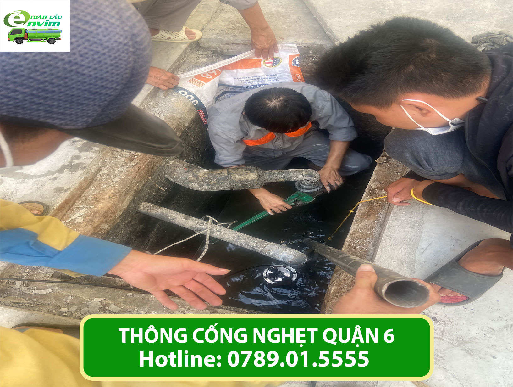 dịch vụ thông cống nghẹt quận 6