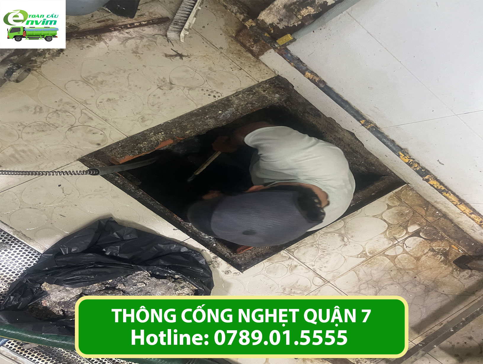 Dịch vụ thông cống nghẹt quận 7