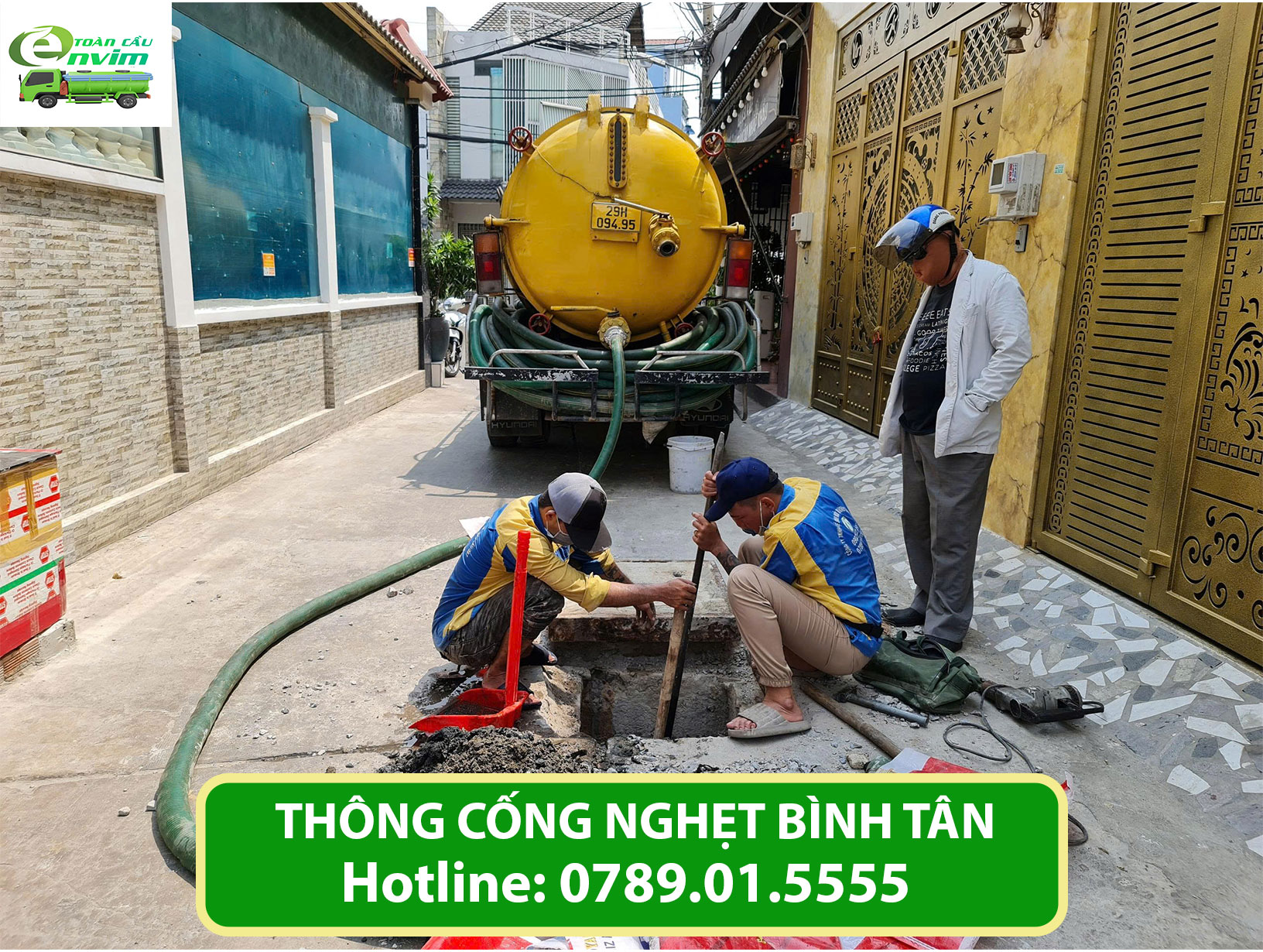 dịch vụ thông cống nghẹt quận Bình Tân