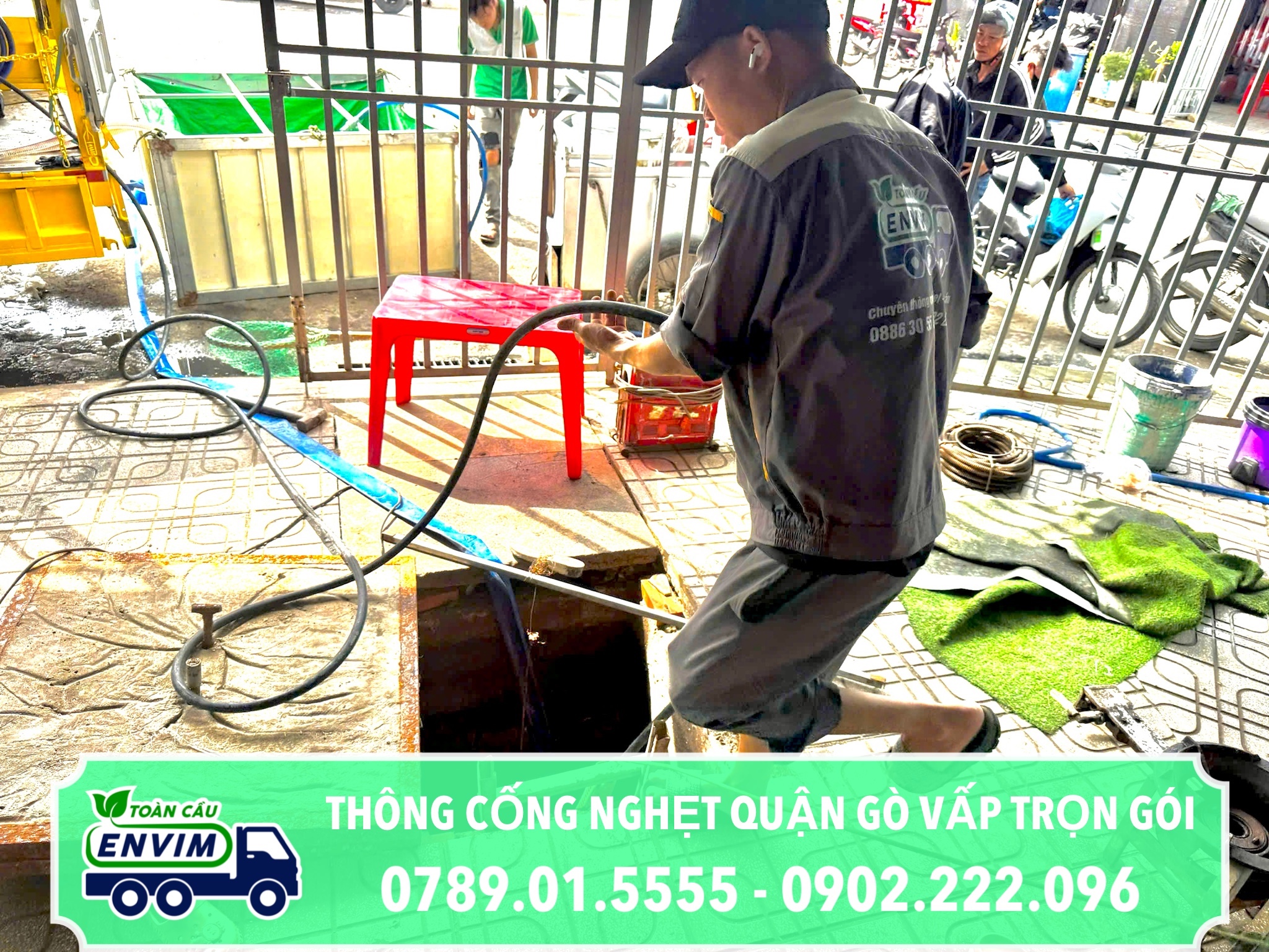 Thông Cống Nghẹt Quận Gò Vấp Trọn Gói