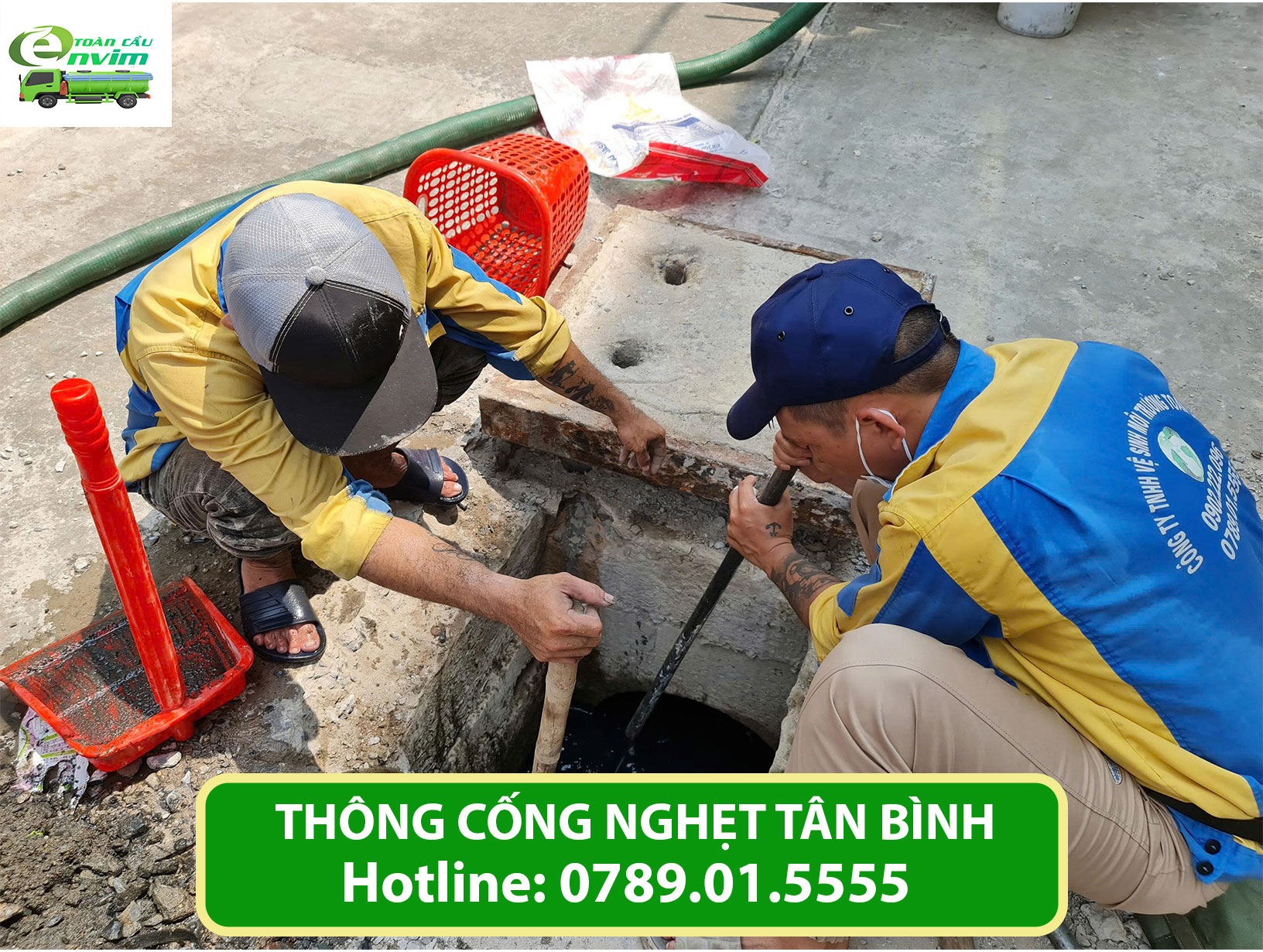 Dịch vụ thông cống nghẹt quận Tân Bình