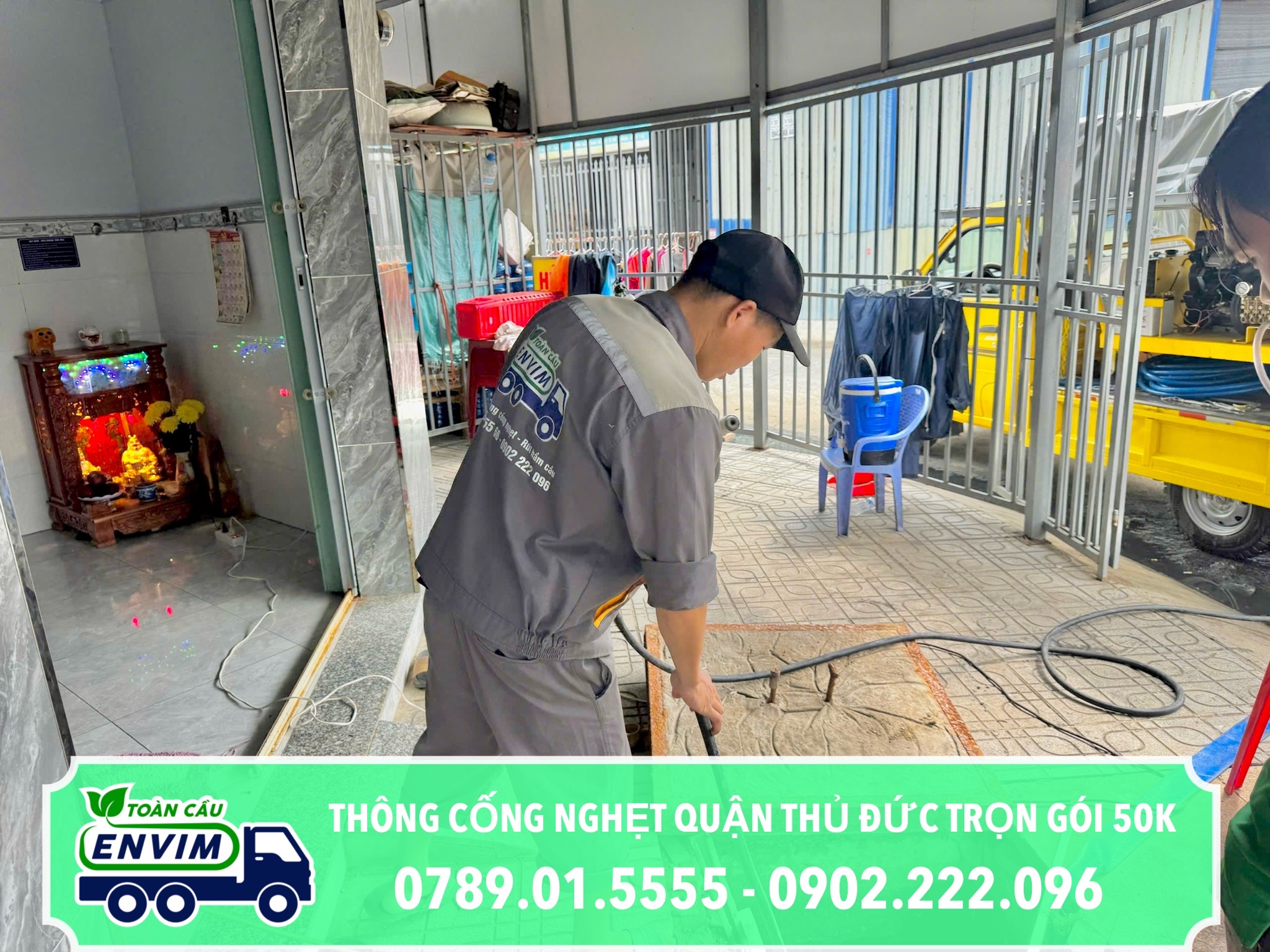 Thông Cống Nghẹt Quận Thủ Đức Trọn Gói 50K