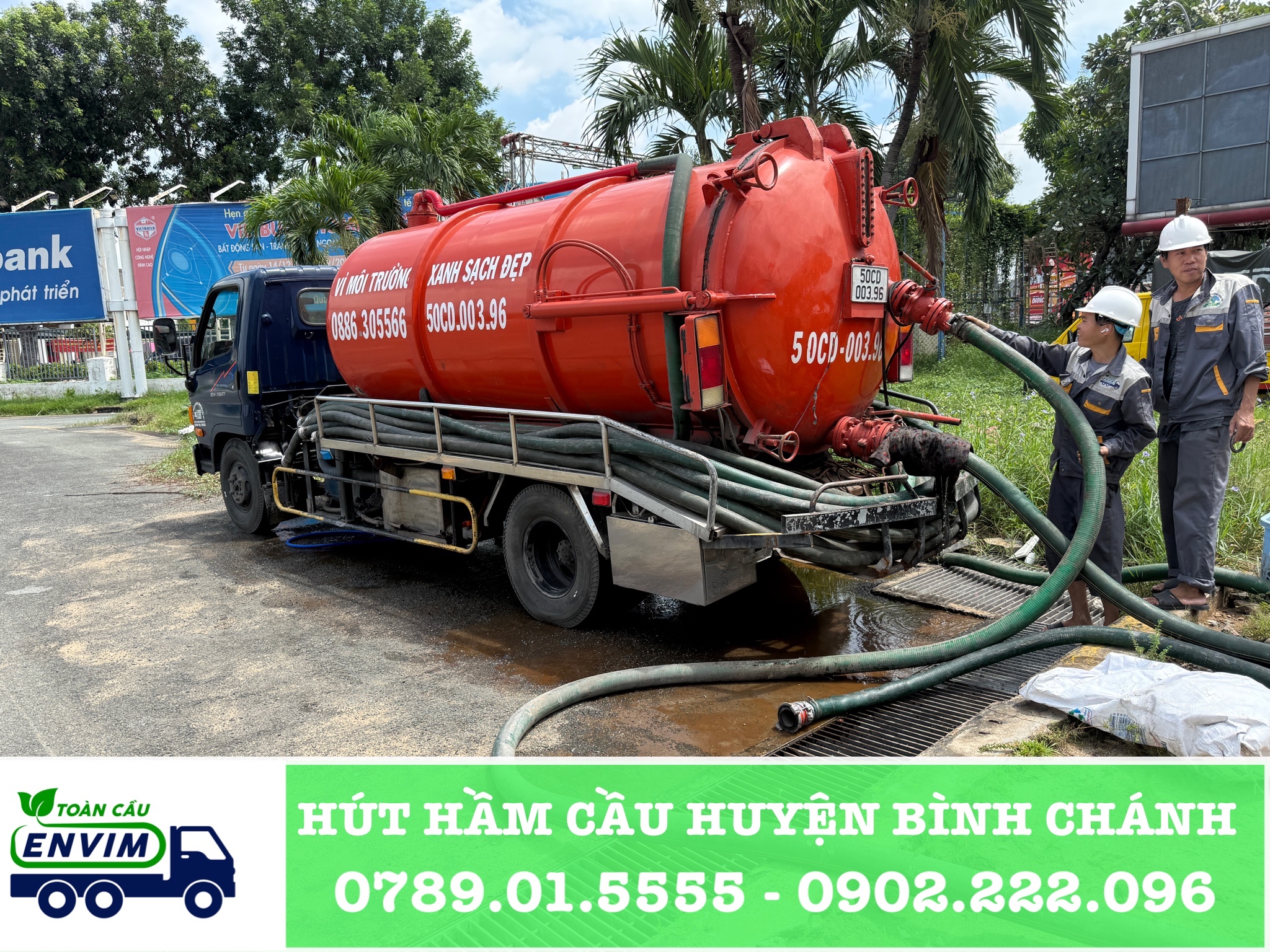 Hút Hầm Cầu Huyện Bình Chánh