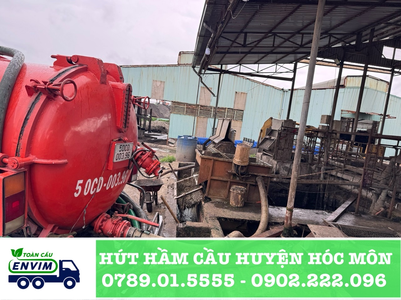 Hút Hầm Cầu Huyện Hóc Môn