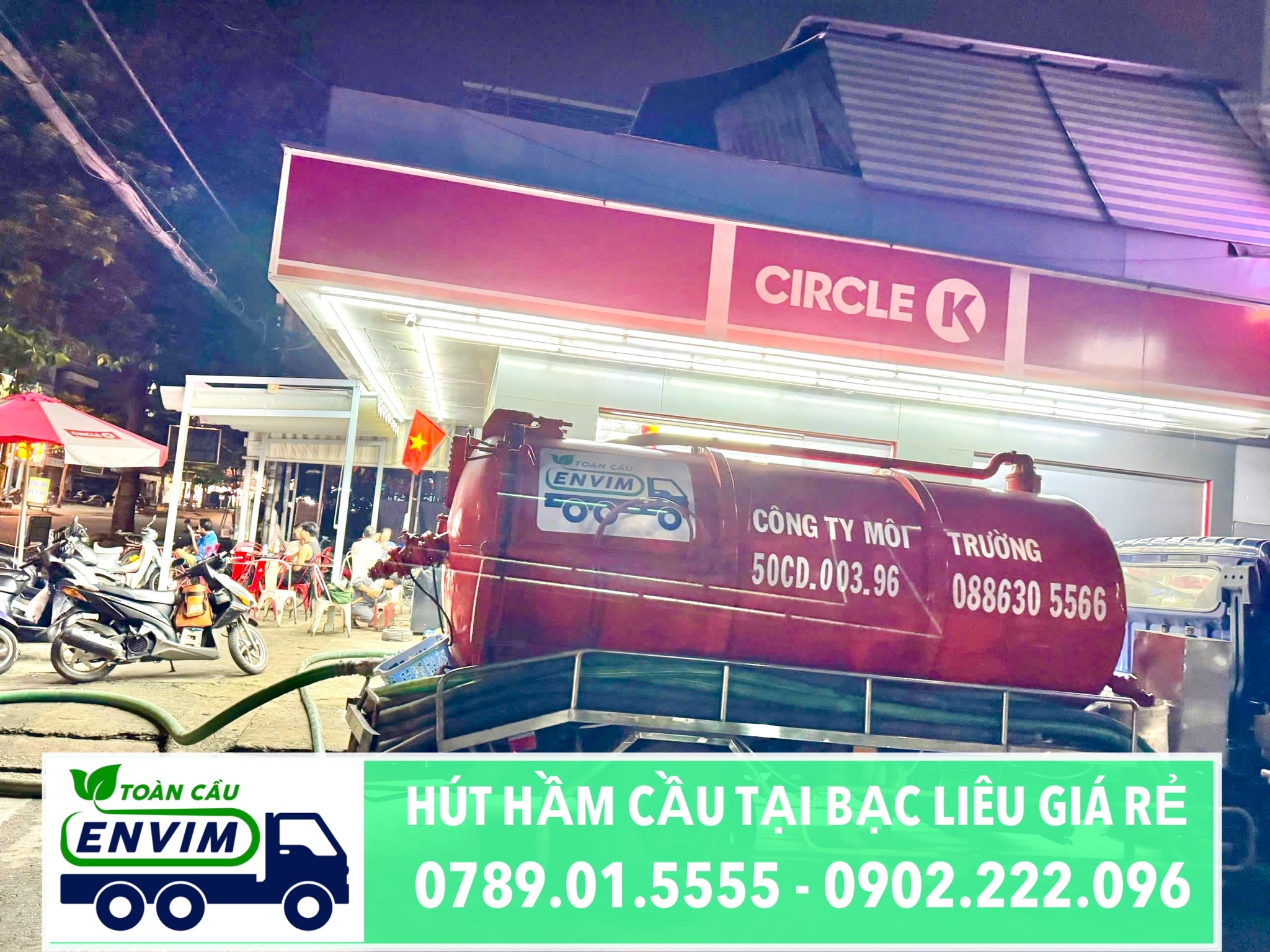 Hút Hầm Cầu Tại Bạc Liêu Giá Rẻ