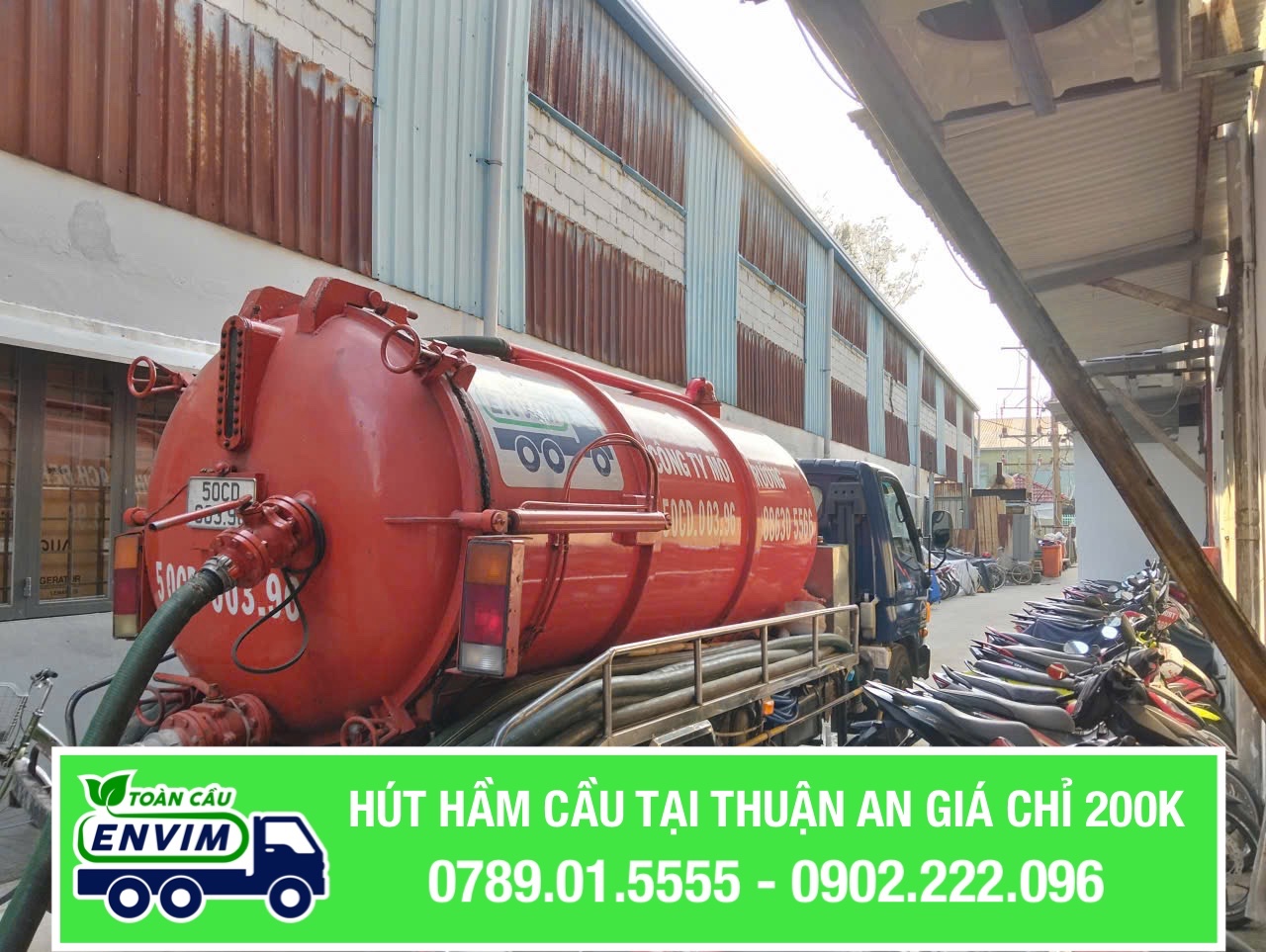 Hút Hầm Cầu Tại Thuận An Giá Chỉ 200k