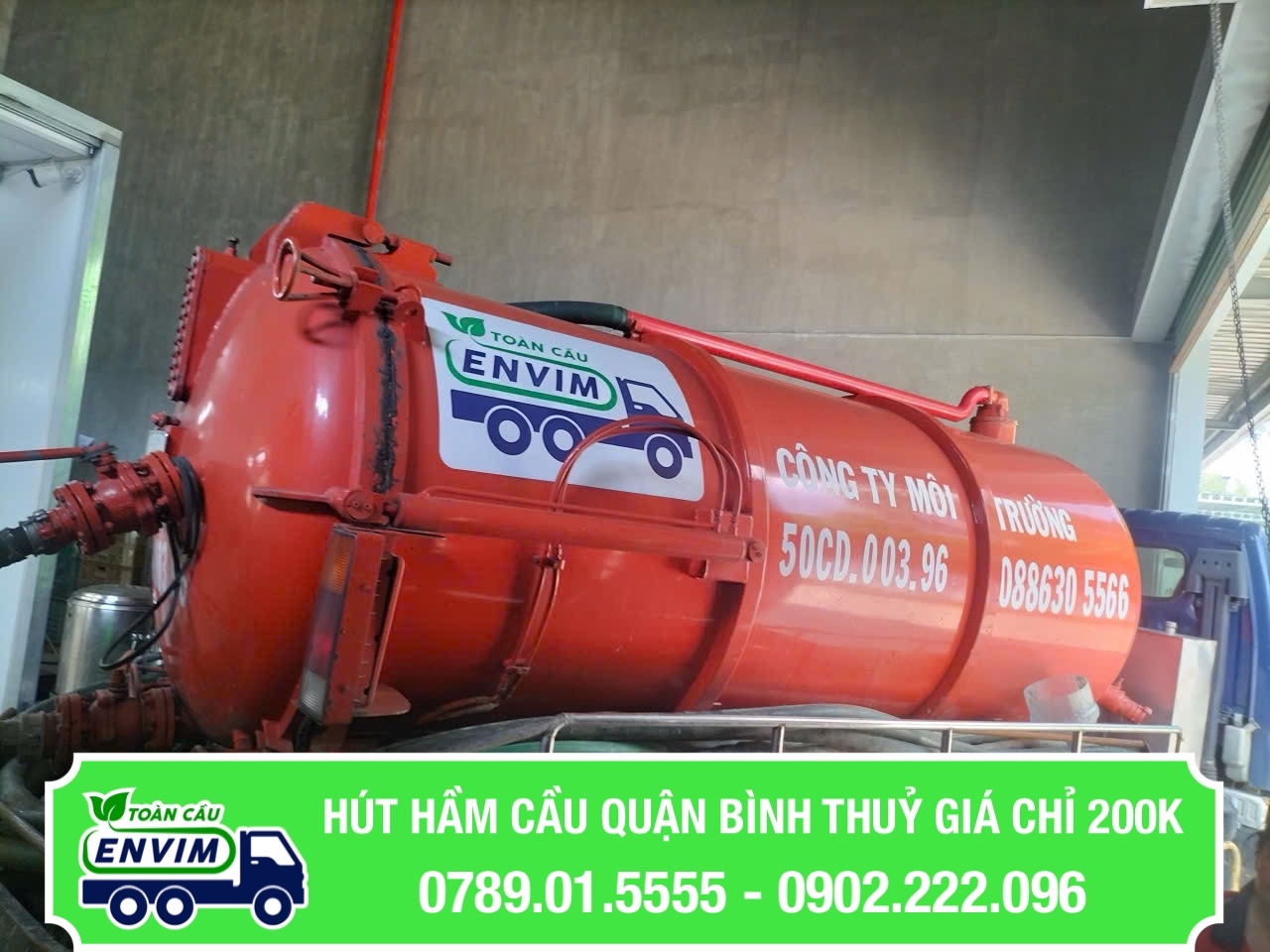 Hút Hầm Cầu Tại Quận Bình Thuỷ Giá Chỉ 200k