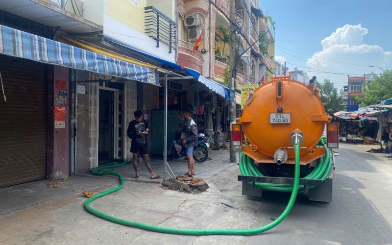 Hút hầm cầu Huyện Long Điền