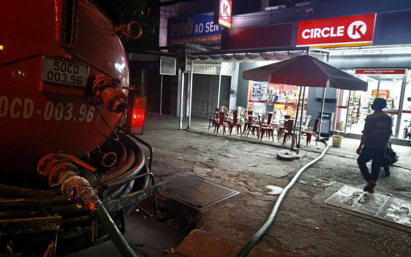 hút bể phốt tại Hà Đông