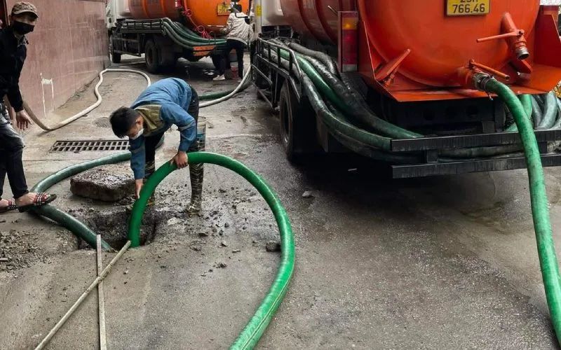 thông tắc cống tại Bắc Từ Liêm