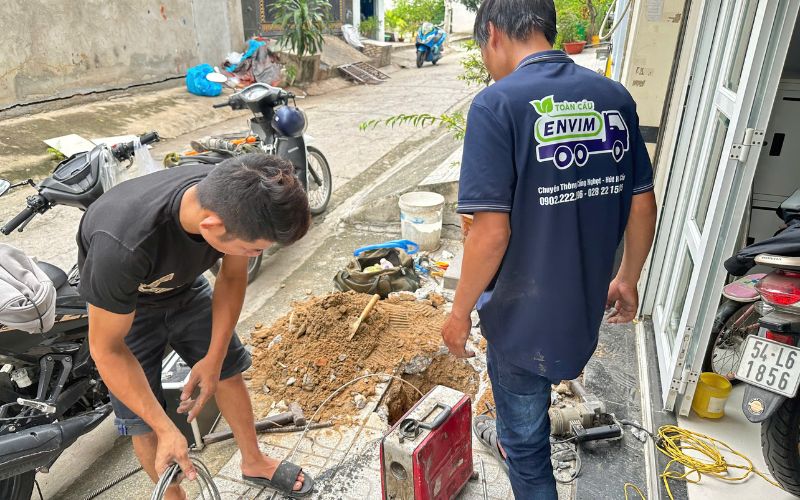 hút hầm cầu Phường Long Phước