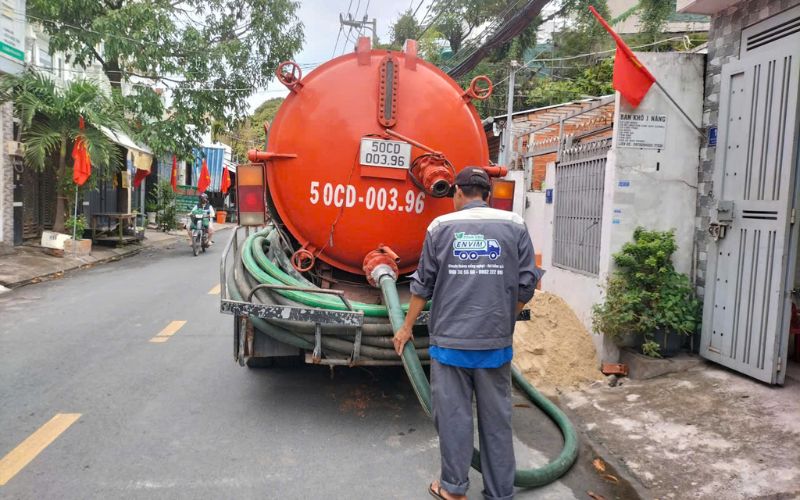 Hút hầm cầu Phường Cầu Kiệu