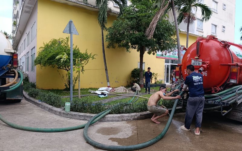 hút hầm cầu xã Bình Khánh