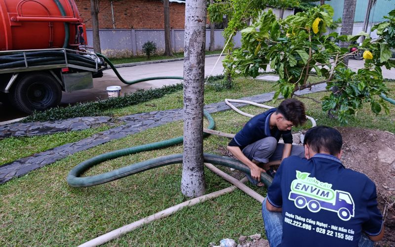 thông cống nghẹt xã Hưng Long